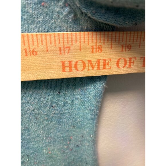 Talbots Petite Blue Elbow Sleeve Sweater Dress With Button Details On Sleeves Si - Picture 6 of 11